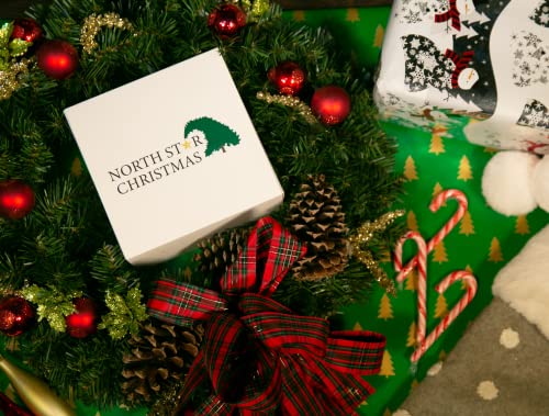North Star Christmas Green Tail Mermaid Glass Ornament - Holiday Decor