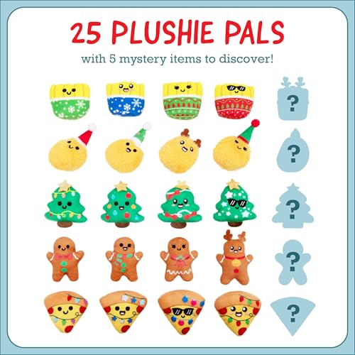 Emotional Support Plush Advent Calendar - 25 Mini Holiday Stuffed Toys