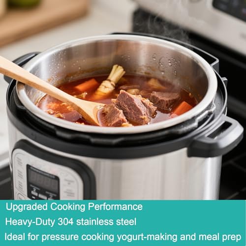 6QT Stainless Steel Inner Pot Replacement for Pressure Cookers