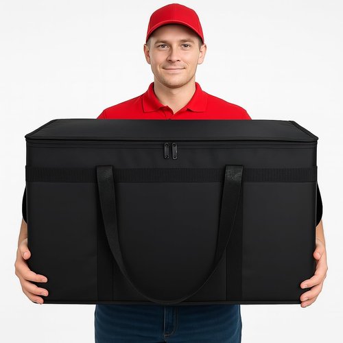 Bodaon Insulated Food Delivery Bag - XXXL Pizza Cooler for Rideshare & Catering | Thermal Carrier