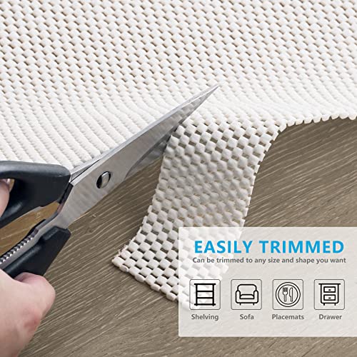 Non-Slip Rug Pad 2x3 Feet - Extra Thick Anti-Skid Carpet Gripper for Floors