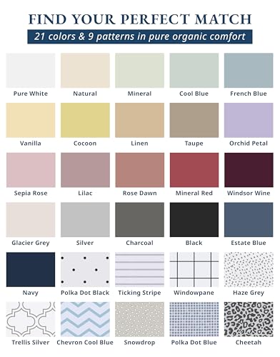 Lane Linen Queen Sheet Set 100% Organic Cotton Percale Cooling White