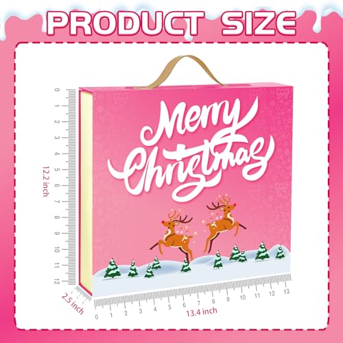 Reusable DIY Empty Advent Calendar Boxes - 24 Day Fillable Countdown Set