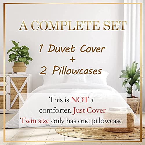 Manfei Koi Fish Duvet Cover Set Full 80x90 - 2 Pillowcases, Red Black 3D Print