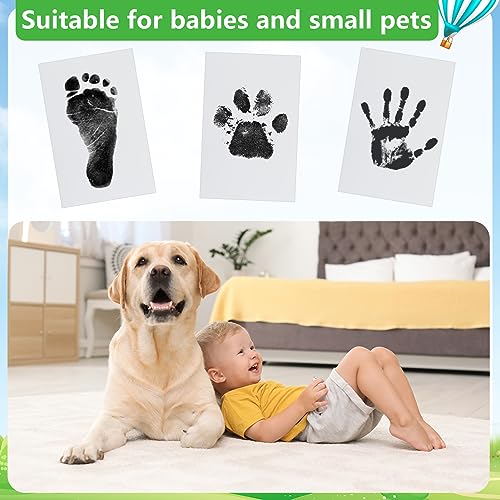Clean-Touch Inkless Hand and Footprint Kit - 6 Ink Pads & 12 Cards