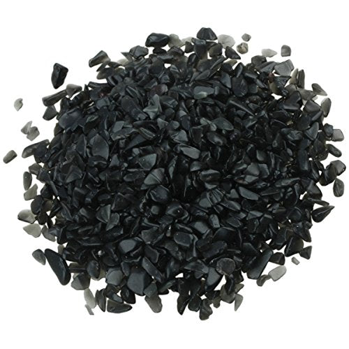 Small Tumbled Crystal Chips 1 lb - Crushed Stones for DIY Crafts & Decor