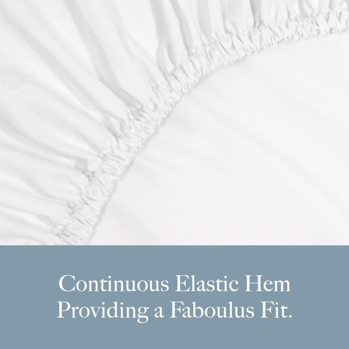 Jennifer Adams Essentials Twin Size Sheet Set 3 Piece, Microfiber Twin Bed Sheets Set - Breathable, Wrinkle & Fade Resistant - Deep Pockets up to 16” for Twin Size Bed(White, Twin)