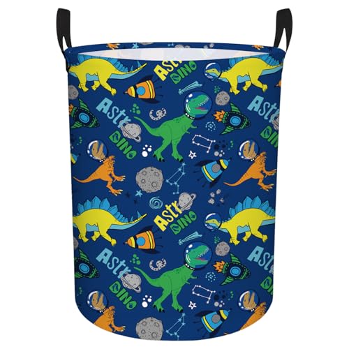 Dinosaur Laundry Basket - Waterproof Kids Toy Storage Bin & Hamper