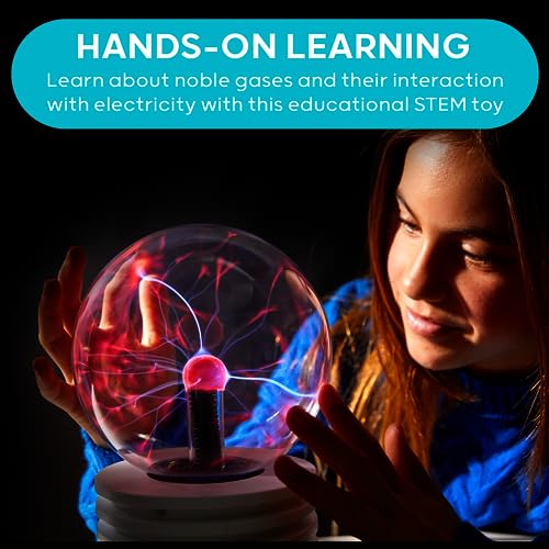 Interactive Plasma Globe Lamp - Touch & Sound Sensitive Science Decor