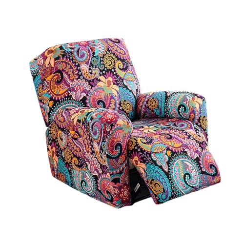 4-Piece Stretch Recliner Chair Covers for Electric Recliners