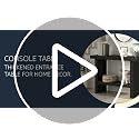 Modern 2-Tier Console Table, 39.4-Inch Rectangular Entryway Sofa Table