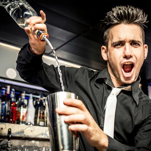 12 Pack Stainless Steel Liquor Bottle Pour Spouts - Precision Dispenser for Bar & Kitchen