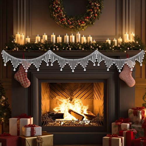 4.92 ft Crystal Rhinestone Garland for Christmas & Holiday Decor