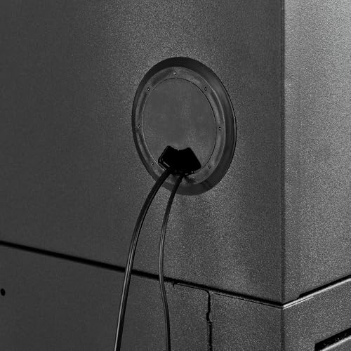 Mobile Industrial Computer Cabinet with LCD Monitor Mount, 55-inch Height