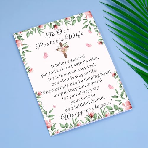 Pastors Wife Appreciation Card - Christian Thank You Greeting Card