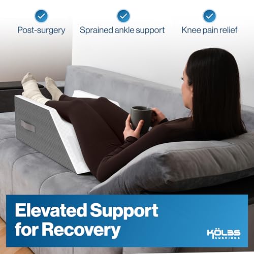 Double Leg Elevation Pillow for Post-Surgery Comfort