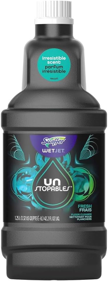 Swiffer WetJet Refill Solution - Fresh Scent Floor Cleaner, 1.25 Liters | Effective & Convenient