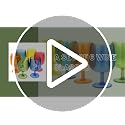 Set of 6 Unbreakable 12 oz Acrylic Wine Glasses, Stackable Plastic Tumblers