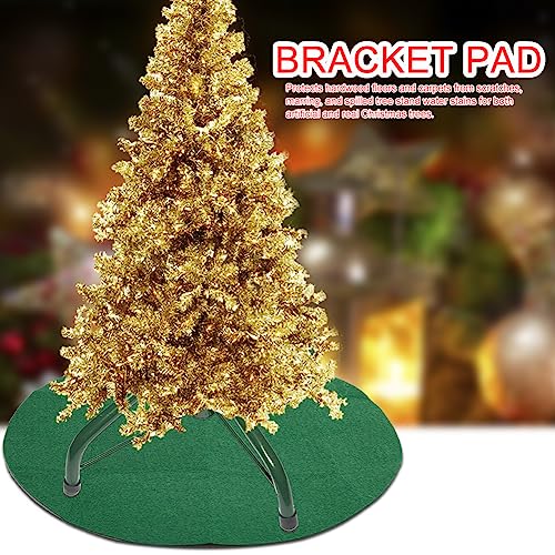 Waterproof Christmas Tree Stand Mat - Non-Slip Floor Protector (Green, 72cm)