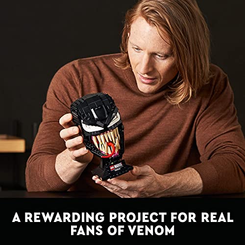 Venom Mask Building Kit for Adults - 19cm Collectible Display Model