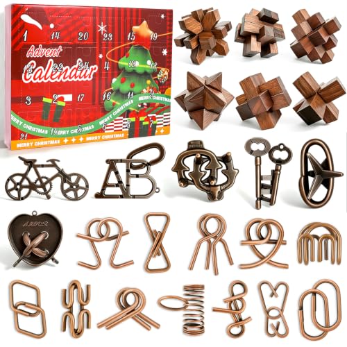 Kysthyra Advent Calendar 2026 Brain Teaser 24 Day Christmas Countdown - Blown01