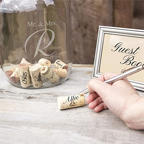 Personalized 1-Gallon Glass Growler - Custom Engraved Wedding Keepsake