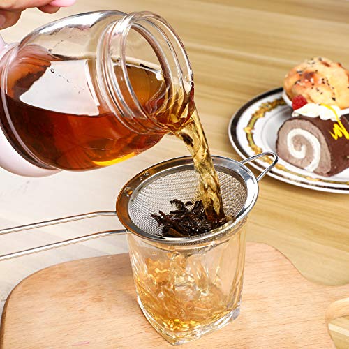 Patelai 3.3 Inch Fine Mesh Cocktail & Tea Strainer - 3 Pack
