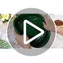 12-Inch Christmas Advent Wreath Candle Holder with 5 Flameless LED Candles