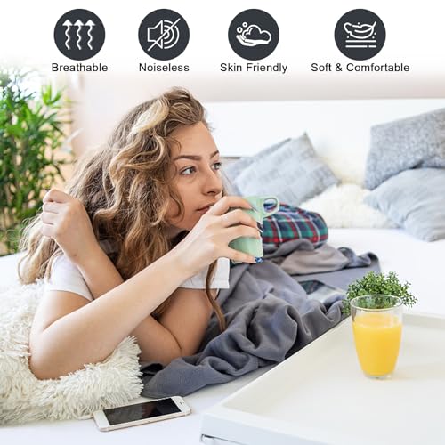 Waterproof Queen Mattress Protector with Deep Pocket - Noiseless & Breathable