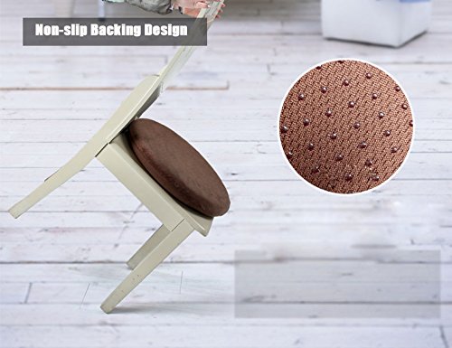 16-Inch Round Memory Foam Seat Cushion, Anti-Slip Soft Chair Pad