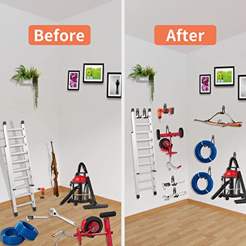 12-Pack Heavy Duty Garage Storage Hooks Wall Mount Utility Hangers