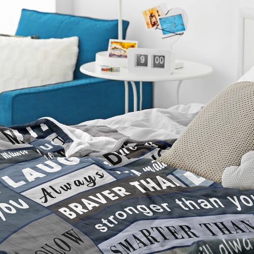Brother Gift Blanket from Sister - 80 x 60 Inches Heartwarming Love Gift (Variation: Brother / 80"x60")
