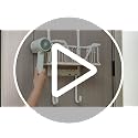 Ironing Board Hanger with Iron Basket - Wall-Mount & Over-the-Door Rack