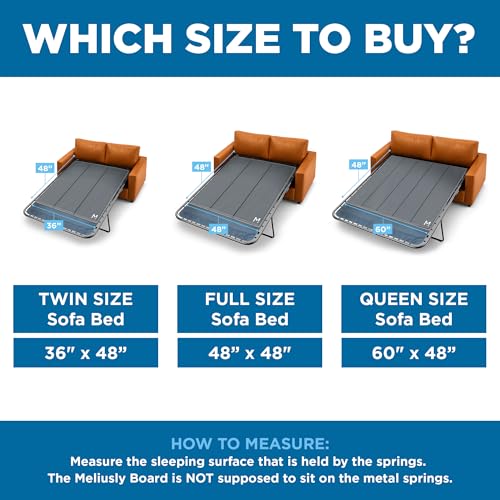 Queen Sleeper Sofa Bed Mattress Support Board - Heavy Duty Foldable Wood