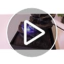 4-Tier Indoor Tabletop Water Fountain with LED Light for Meditation