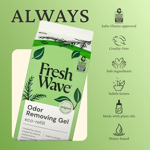 Plant-Based Odor Eliminator Gel Refill - Pet Safe Room Deodorizer, 63 oz