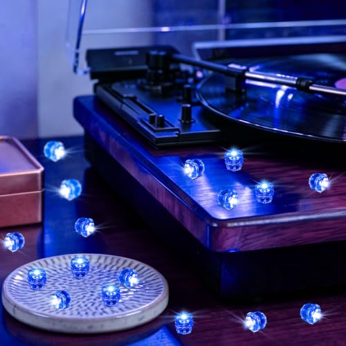 24Pcs Waterproof Mini LED Diamond Lights with Long Battery Life