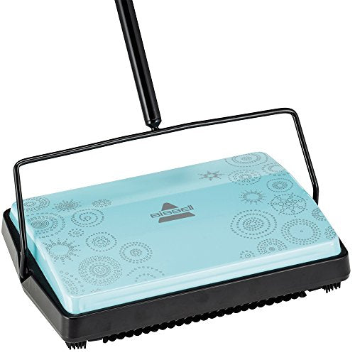 Manual Carpet Sweeper for Quick Floor Cleaning - Multi-Surface Tool