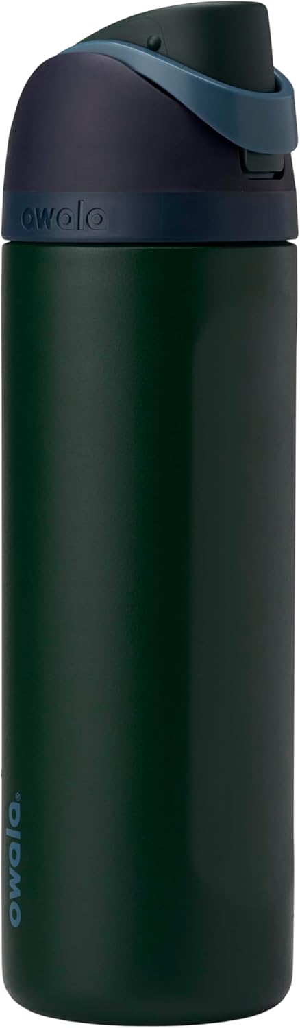 Owala FreeSip Insulated Stainless Steel Water Bottle - BPA-Free, 24 Oz, Perfect for Travel - Lost Signal Design