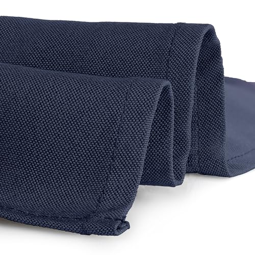 Navy Blue Rectangle Tablecloth 70 x 120 Inch - Washable Polyester Fabric