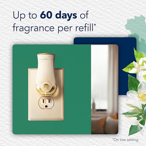 Plug-In Scented Oil Air Freshener Refills - Jasmine & Honeysuckle (5 Pack)