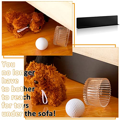 12-Piece Under Couch Blocker Set - 3.2-Inch Furniture Gap Guard for Pets