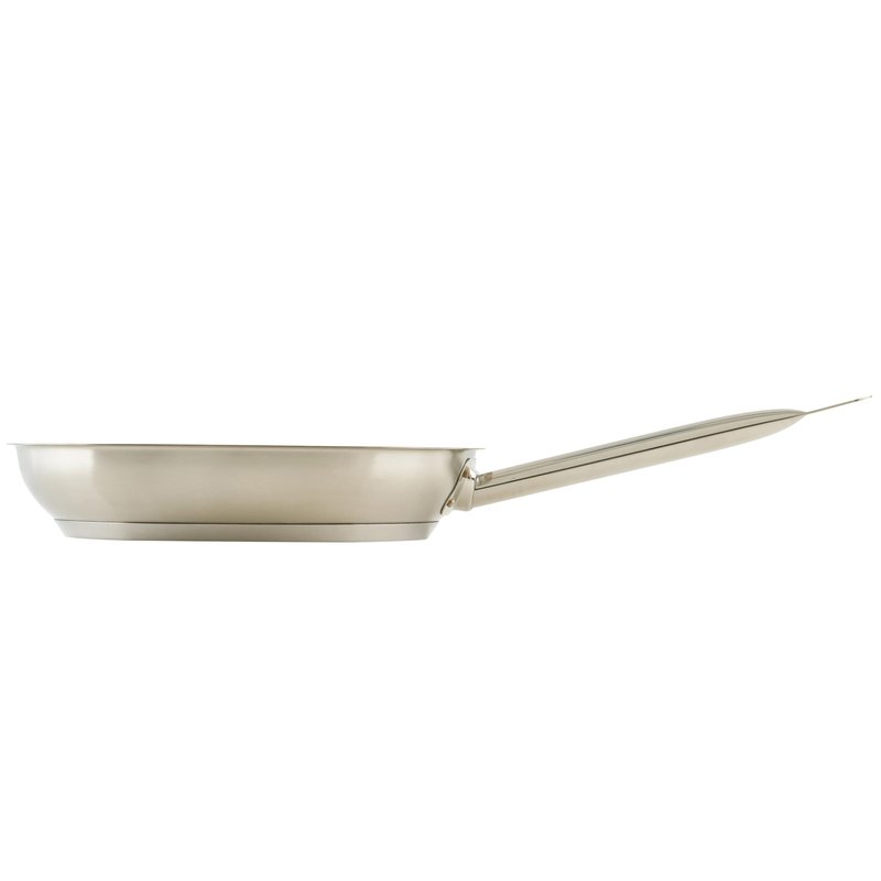 Winco Commercial-Grade Stainless Steel Fry Pan, Non-Stick, 11"