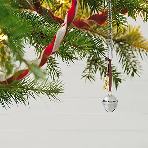 The Polar Express 2021 Silver Sleigh Bell Christmas Tree Ornament