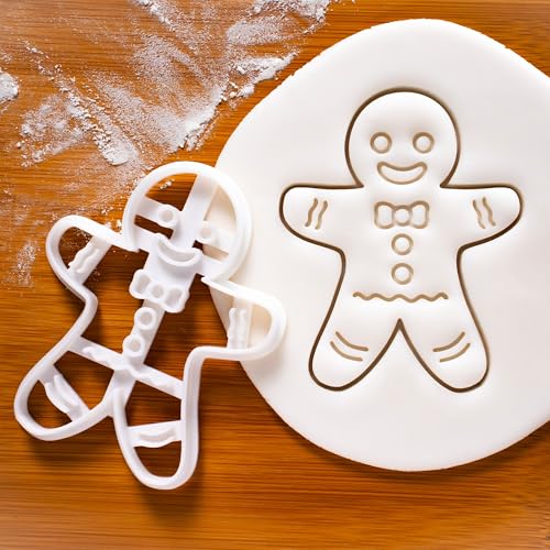 Happy Gingerbread Man Cookie Cutter 7.9cm Baking & Fondant Tool