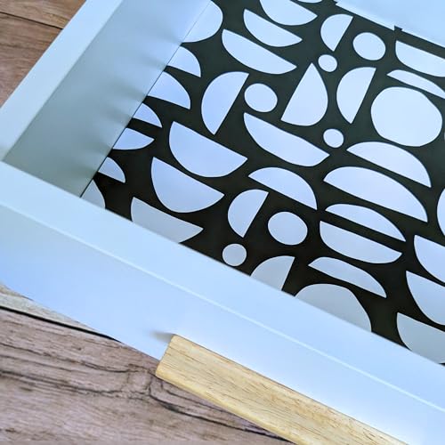 Scented Drawer Liners - Citrus Geometric Design, Set of 5 Sheets