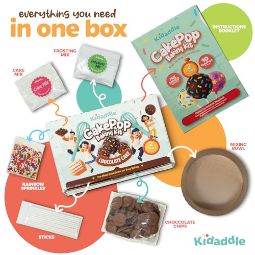 DIY Cake Pop Baking Kit for Kids with Decorating Supplies