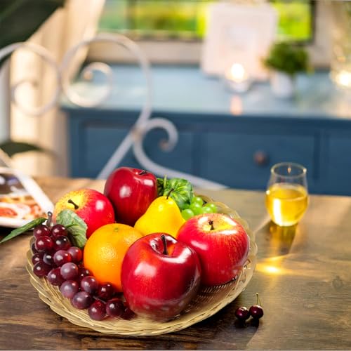 Artificial Fruit Set - 8 Pcs Faux Fruits for Home Decor