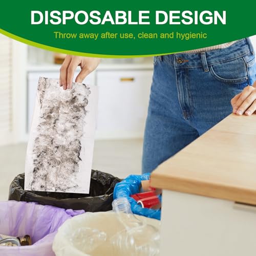 Heavy Duty Dry Sweeping Cloths - Microfiber Mop Pad Refills (100-Pack)