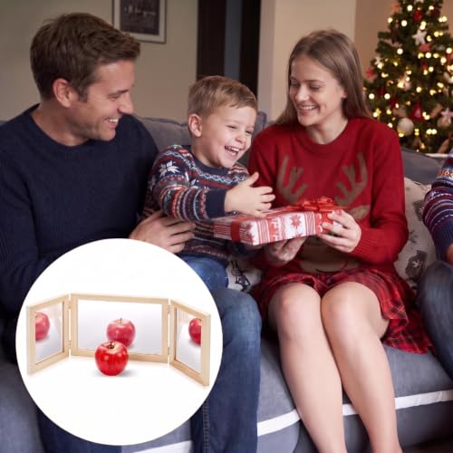 3-Panel Sensory Tri-Fold Mirror for Light Table and Early Learning